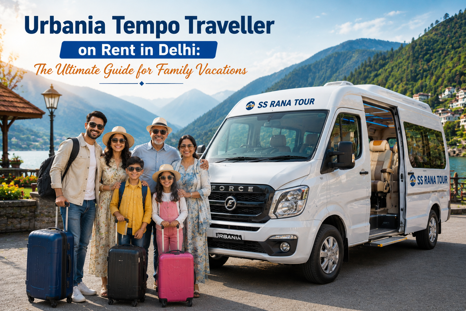 Urbania Tempo Traveller on Rent in Delhi for Family Vacation